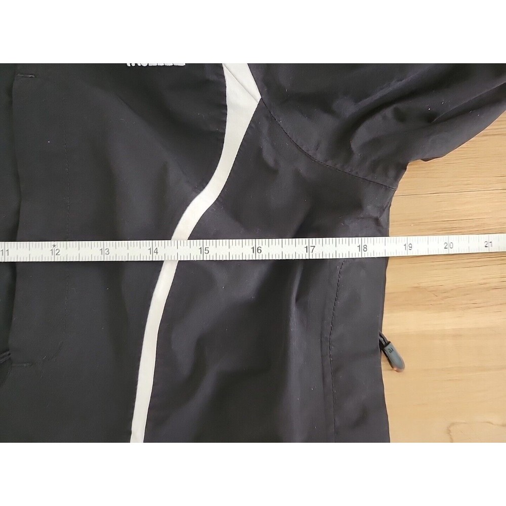 The North Face Jacket Women's XS Black White HyVent Hooded Jacket Coat - Picture 16 of 16